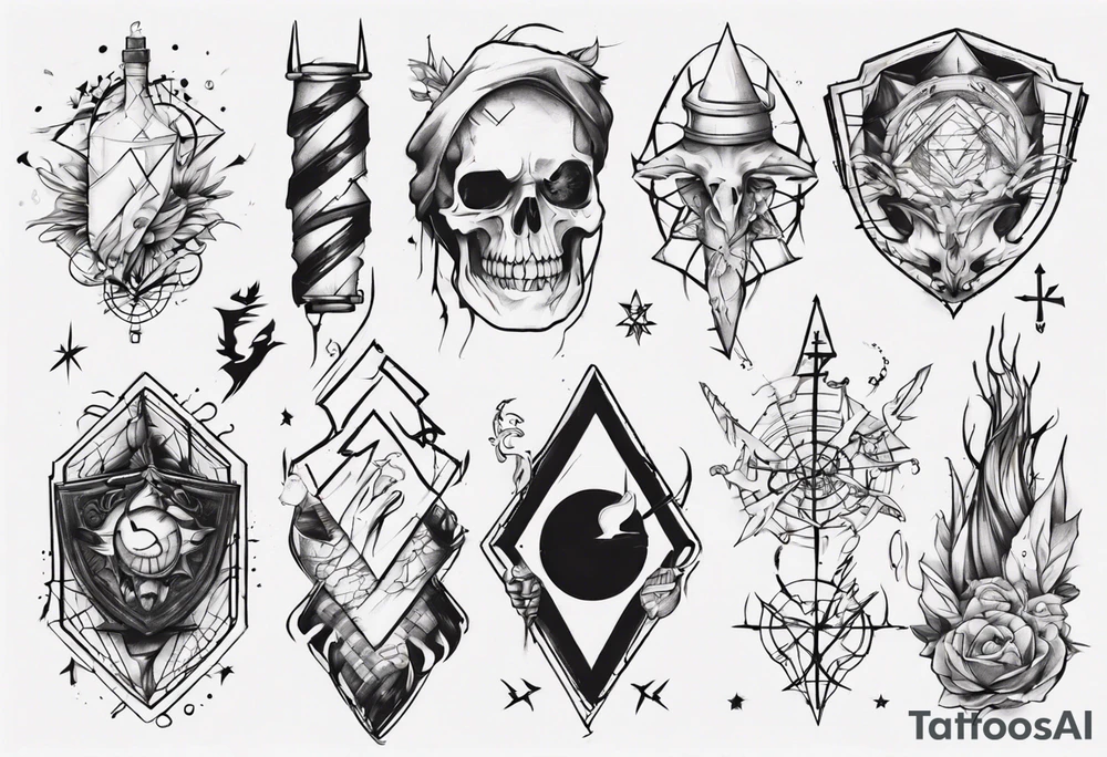 Friendship graph tattoo idea