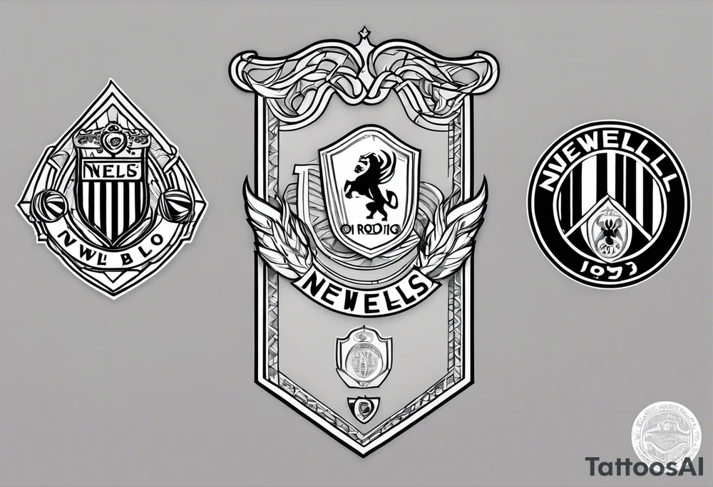 I need a tatto from Newells old boys, a club of football from Rosario, Argentina tattoo idea