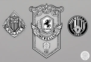 I need a tatto from Newells old boys, a club of football from Rosario, Argentina tattoo idea