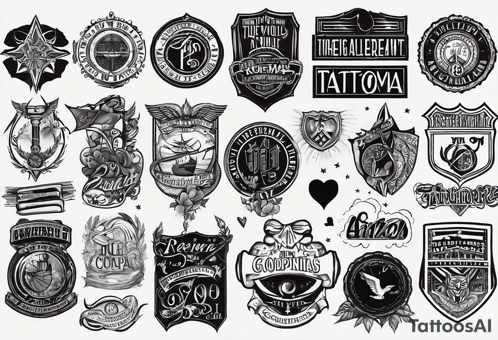 I would like a tattoo that represents my life along my arm and the people important to me my father, former basketball player, my mother, the strongest woman I know, my uncle, a Roma fan, an irreverent person, my wise grandfather, my grandmother, my weak point, my aunt, the person who raised me and my brother and sister my adventure companions tattoo idea