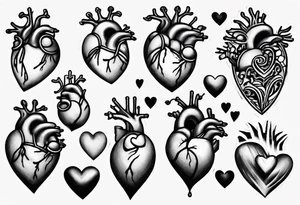 Christian Peterson inside a heart tattoo idea