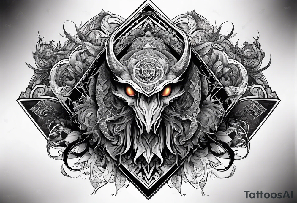 Long tattoo for forearm. Lovecraftian creature, with technological elements. tattoo idea Long tattoo for forearm. Lovecraftian creature, with technological elements. tattoo idea