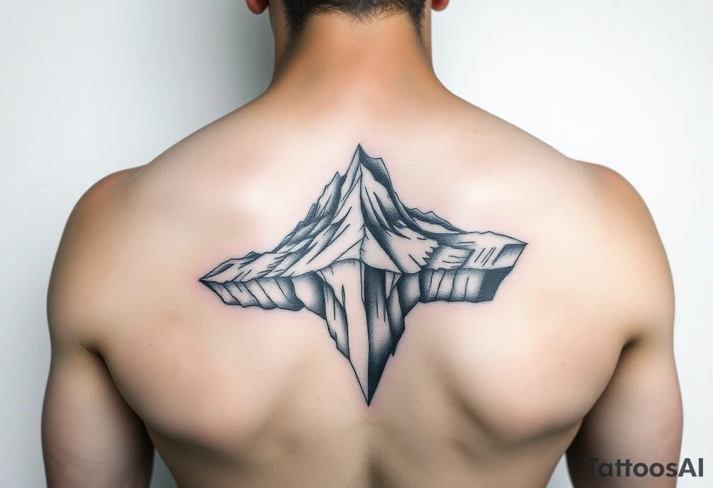 titanic and iceberg tattoo idea