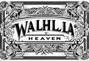 Valhalla heaven tattoo idea