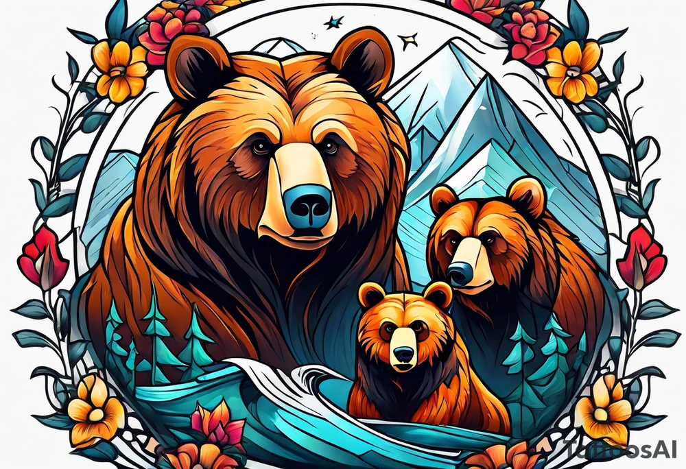 Bear Family tattoo idea