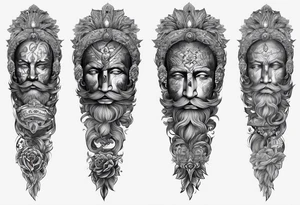 Men's tattoo. "God is inside me" tattoo idea