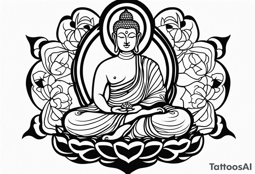 buddha tattoo idea