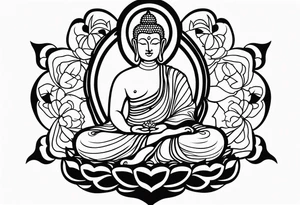buddha tattoo idea