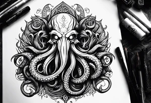 Chthulu tattoo idea