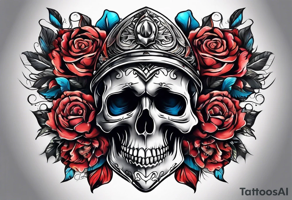 Skulls tattoo idea