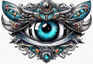 Byakugan eyes tattoo idea