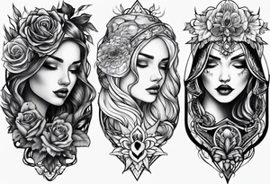 depression, grief and ptsd tattoo idea