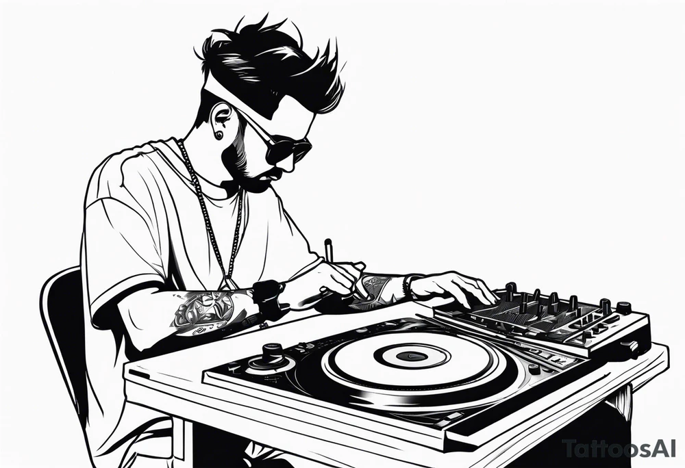 DJ NIGHT tattoo idea