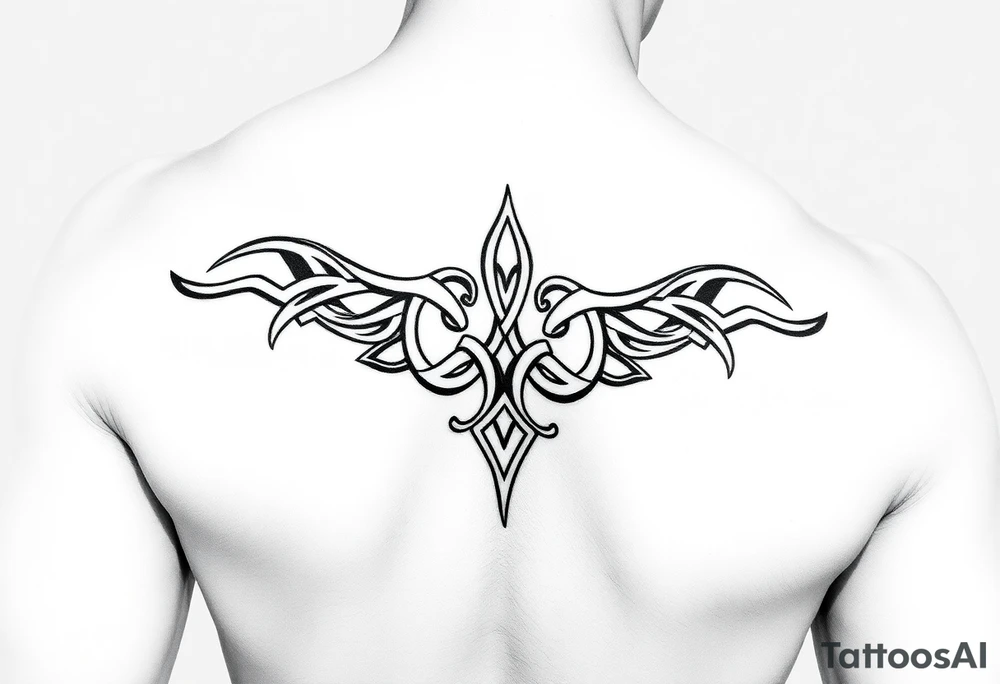 Celtic calf tattoo tattoo idea