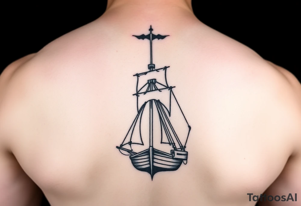 Queen Anne's Revenge tattoo idea