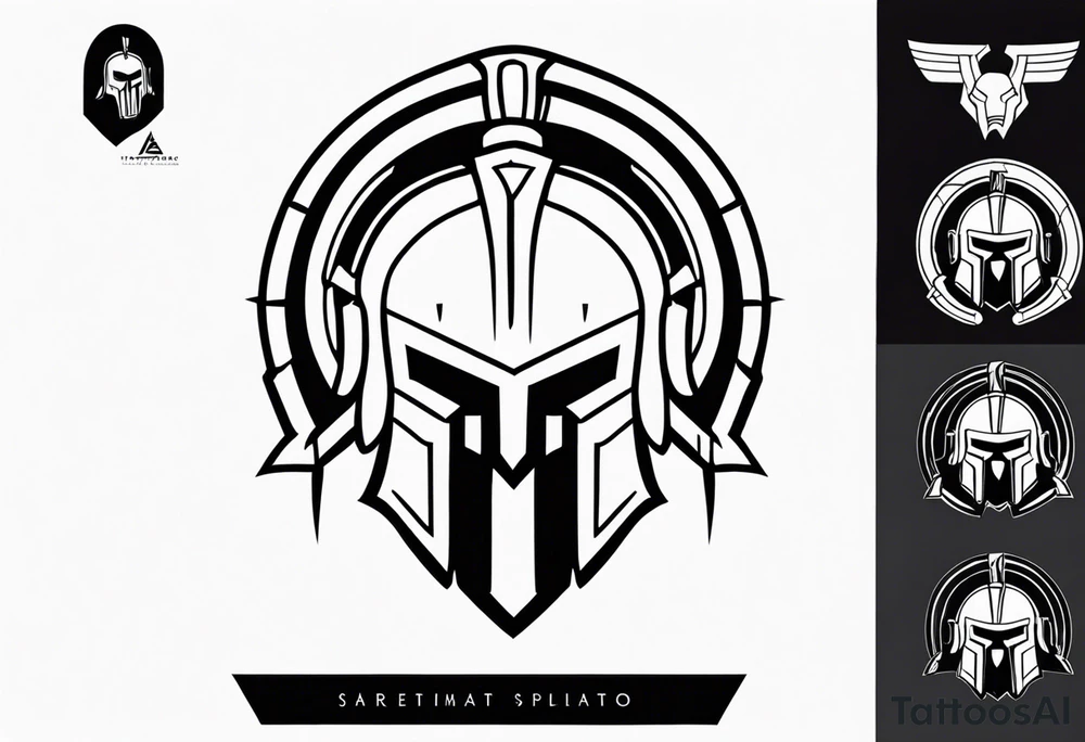 Ancient spartan symbol tattoo tattoo idea