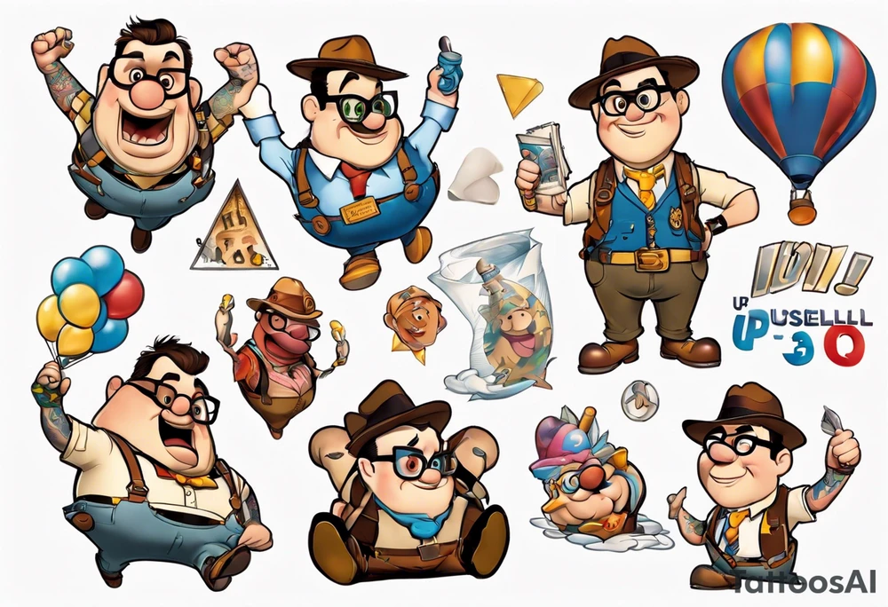 up! movie russell tattoo idea