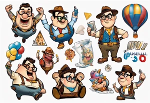 up! movie russell tattoo idea