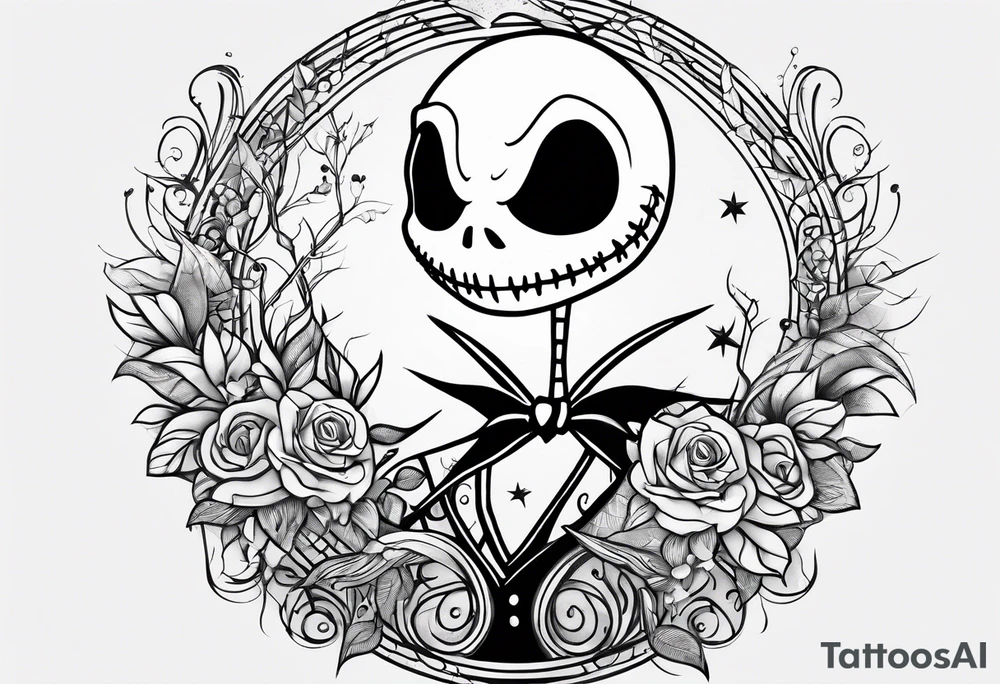 jack skellington tattoo idea