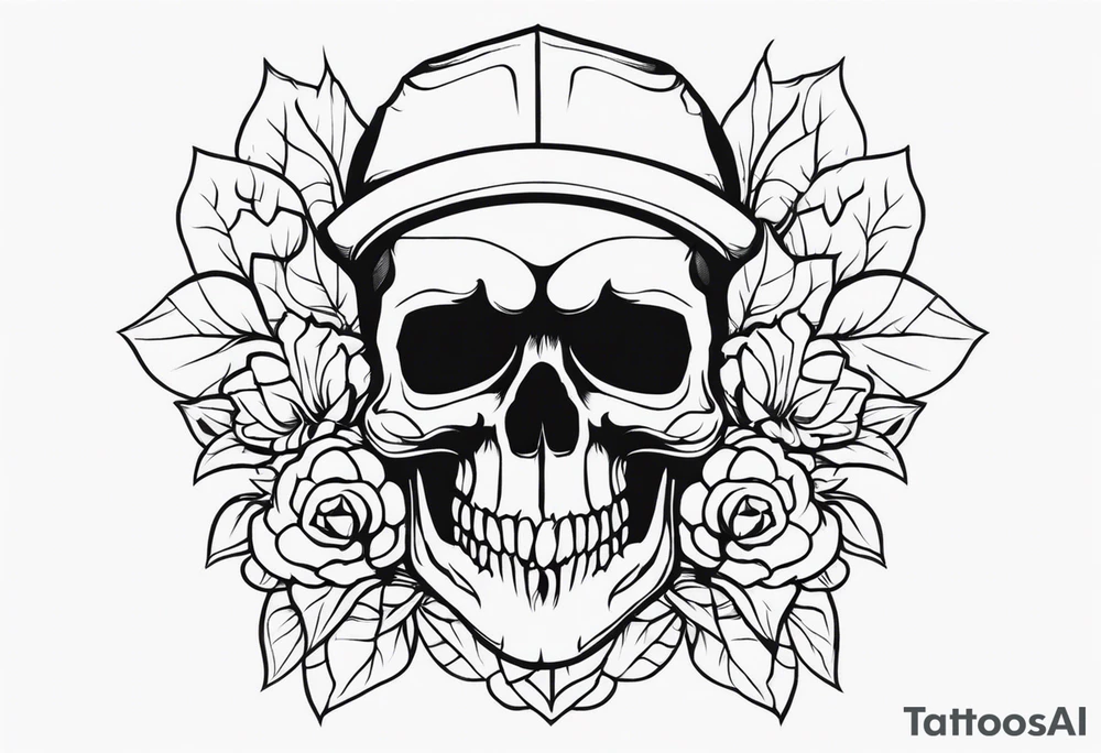 skull tattoo idea