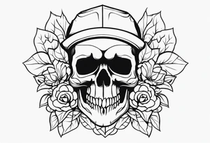 skull tattoo idea