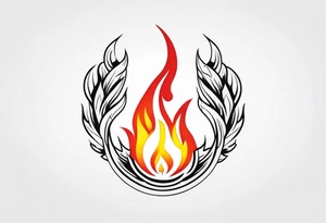 fire tattoo idea