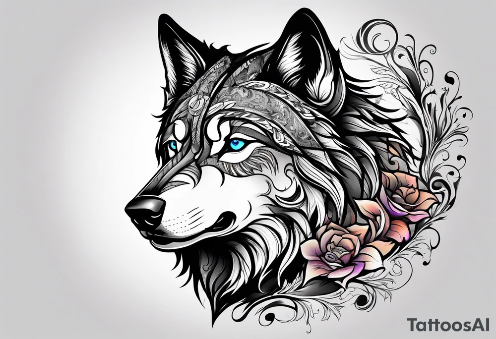 Lobo wolf for a male tattoo tattoo idea