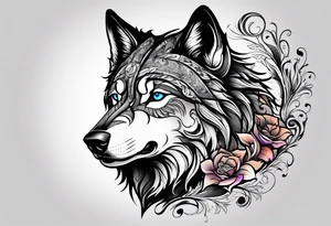 Lobo wolf for a male tattoo tattoo idea