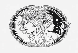 Lady dian seven deadly sins tattoo idea
