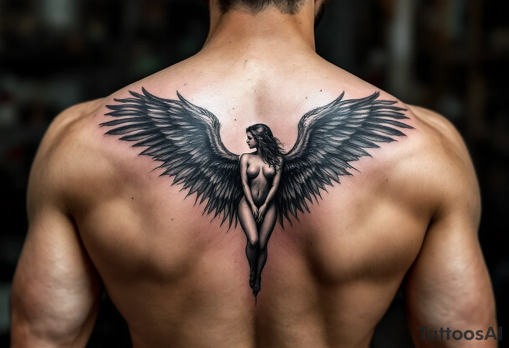 Transgender Angel tattoo idea