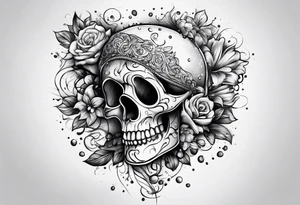 Packet of sugar spilling over tattoo idea