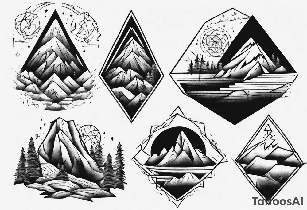 Old man on the mountain New Hampshire tattoo idea