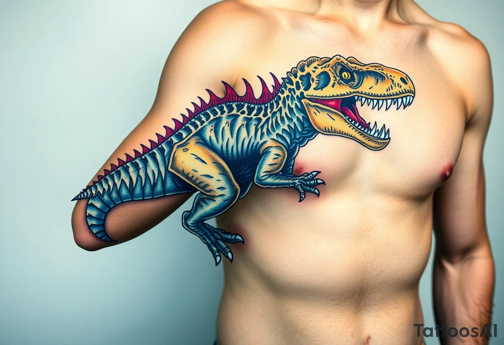 dinosaur tattoo idea