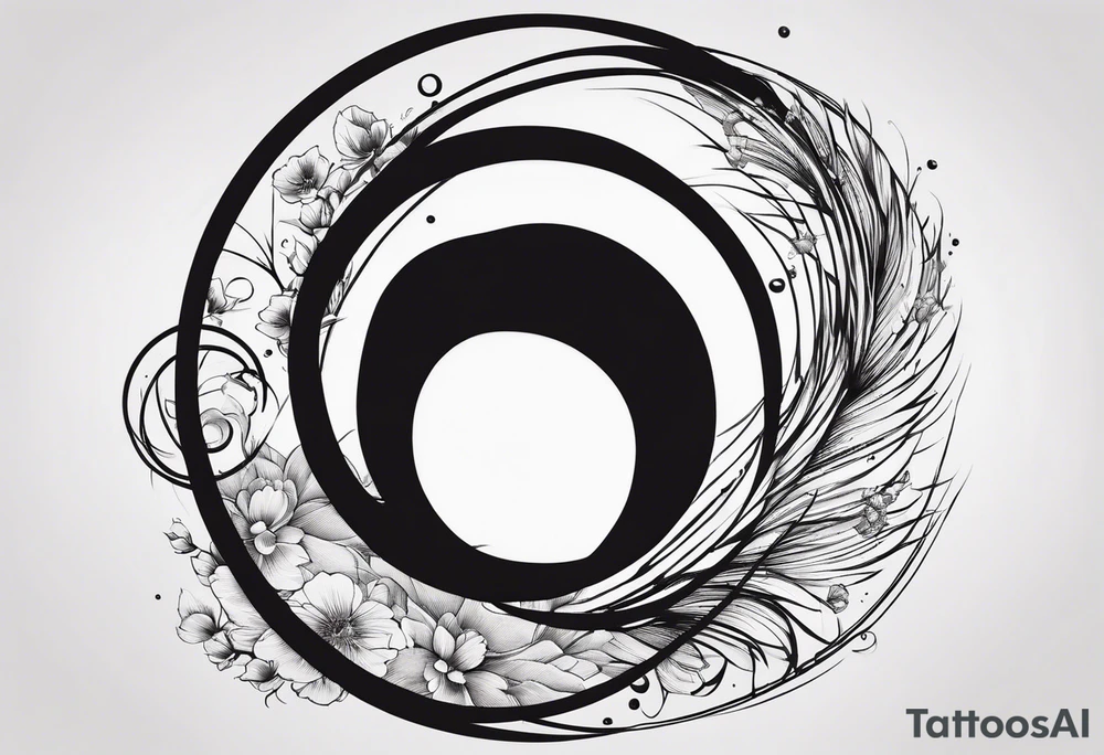 Enso with kaizen and shoganai tattoo idea