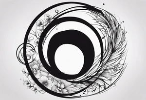 Enso with kaizen and shoganai tattoo idea