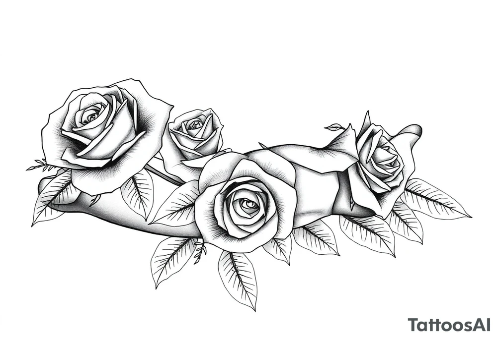 roses tattoo idea