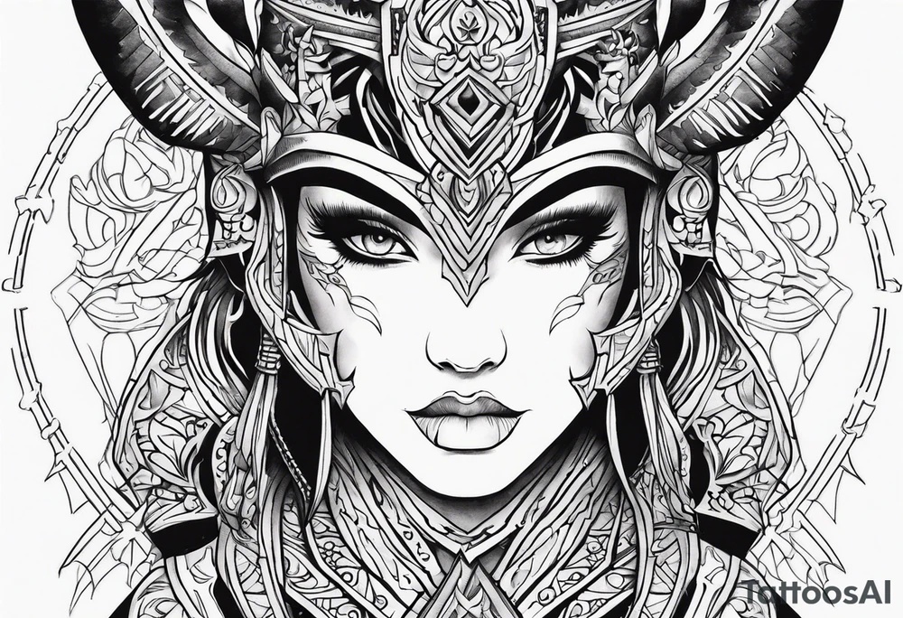 Warrior tattoo idea