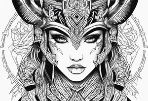 Warrior tattoo idea