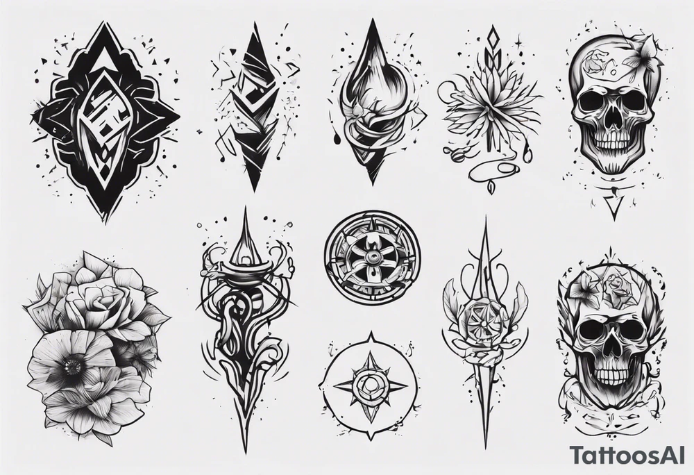 Surprise me with a tattoo, suitable for the back of the forearm tattoo idea