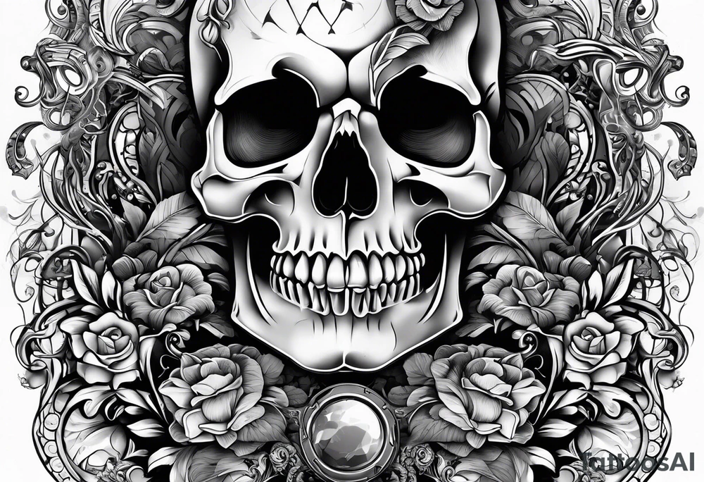 Skulls tattoo idea