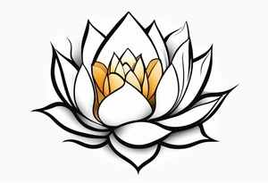 lotus flower, simple, beautiful tattoo idea