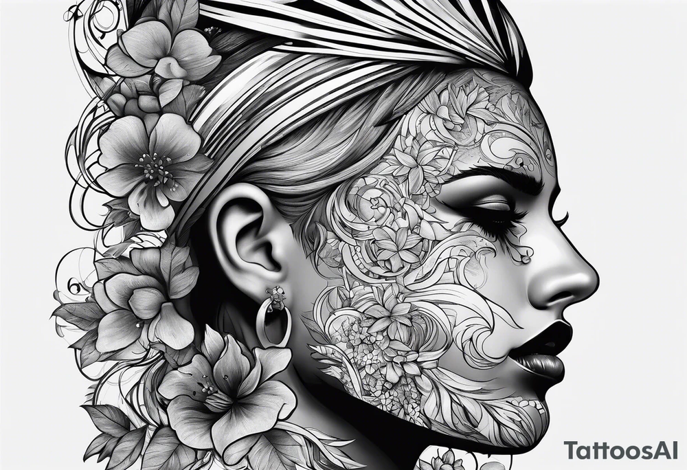 depression as a shadow tattoo idea