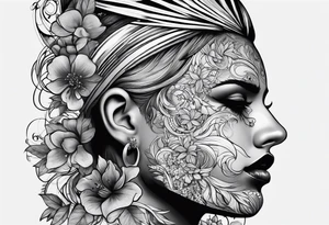 depression as a shadow tattoo idea