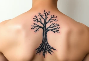 Tree of life one half Jamaican colours and one half Irish colours hand tattoo tattoo idea