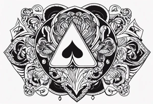 royal flush tattoo idea