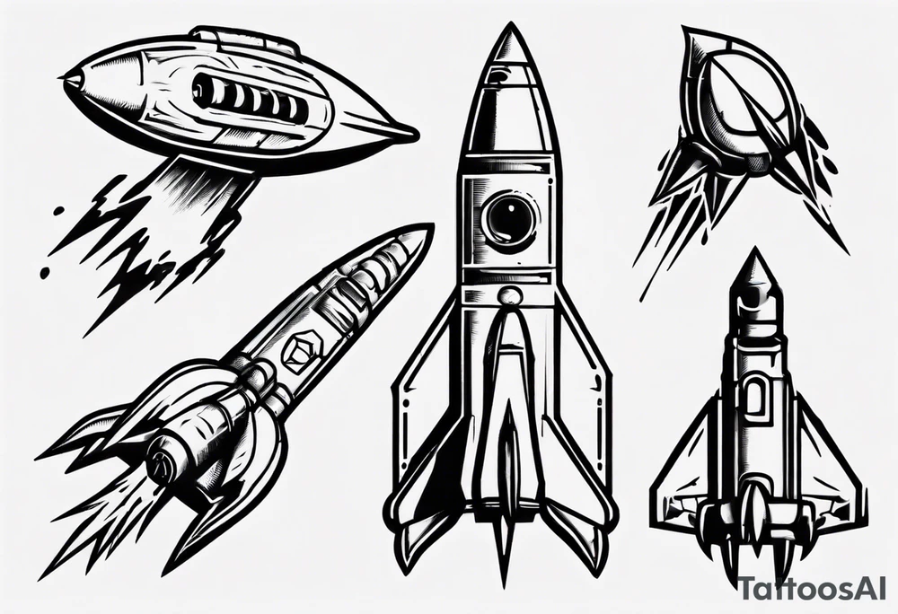 nigga with a rocket launcher tattoo idea