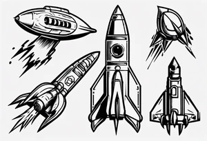 nigga with a rocket launcher tattoo idea