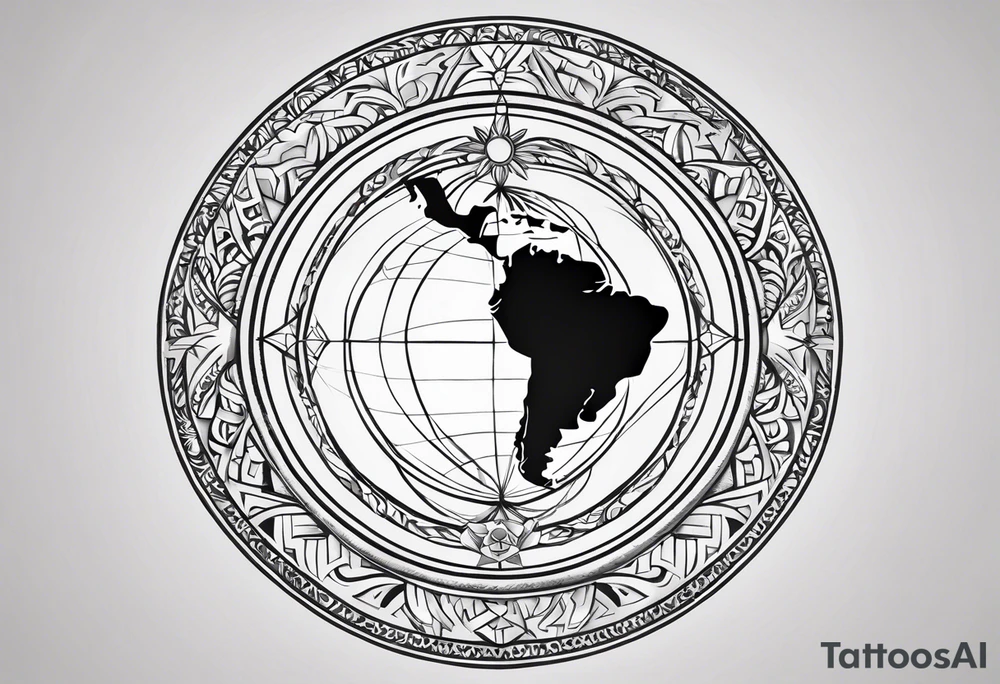 Mapa del territorio argentino que contenga el sol de mayo, ceibo, hornero, la siguiente frase "oid mortales el grito sagrado, libertad! Libertad!". Con orientación bélica y arraigado a la piel. tattoo idea