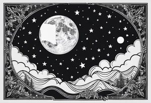 as long as theres stars over Texas, i'll hang the moon for you tattoo idea