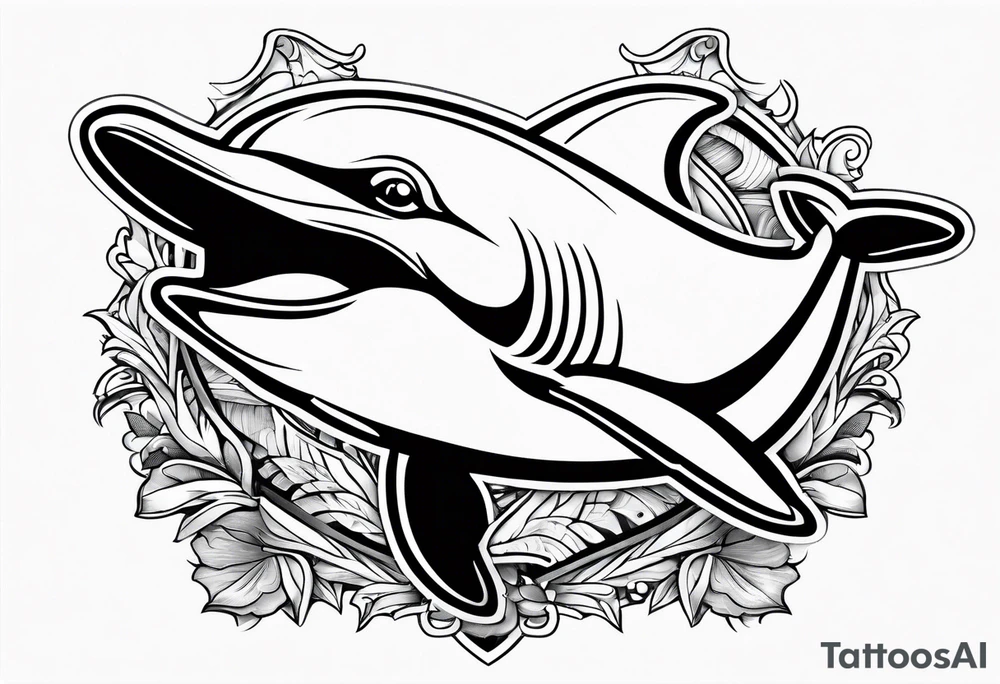 Miami dolphins tattoo idea